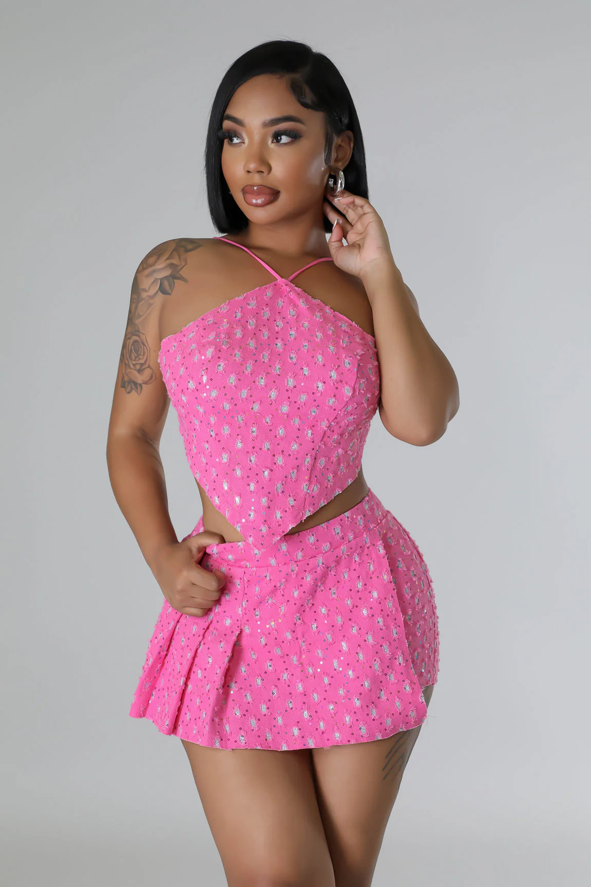 Women's Fashion Camisole and Shorts Set